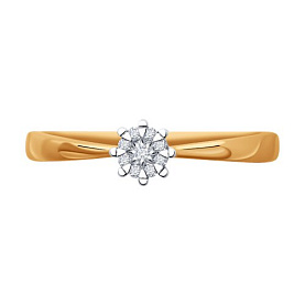 Кольцо SOKOLOV - Золото 585, Бриллиант (арт. 1012327)