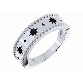 Кольцо POKROVSKY - Серебро 925, Эмаль (арт. 1101634-00875)