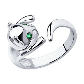 Кольцо SOKOLOV - Серебро 925, Фианит (арт. 94011327)