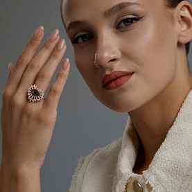 Кольцо SOKOLOV - Серебро 925, Фианит (арт. 93011188)