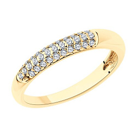 Кольцо SOKOLOV - Серебро 925, Фианит (арт. 93011113)