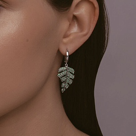 Серьги SOKOLOV - Серебро 925, Фианит (арт. 94026735)