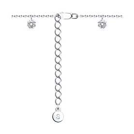 Колье SOKOLOV - Серебро 925, Фианит (арт. 94070598)