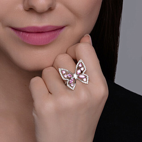 Кольцо SOKOLOV - Серебро 925, Фианит (арт. 94014229)