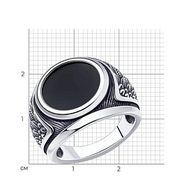 Кольцо SOKOLOV - Серебро 925, Синтетическая шпинель (арт. 95010175)