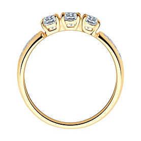 Кольцо SOKOLOV - Серебро 925, Фианит (арт. 93010807)