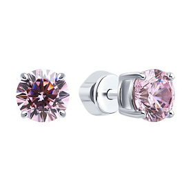 Серьги SOKOLOV - Серебро 925, Бриллианит (арт. 94027746)