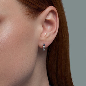 Серьги SOKOLOV - Серебро 925, Фианит (арт. 94026402)