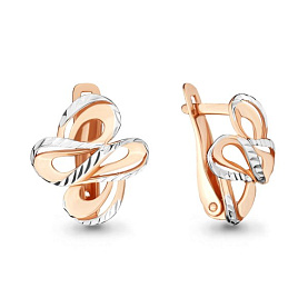 Серьги Аквамарин - Золото 585 (арт. 31598.1)