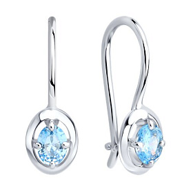 Серьги Diamant - Серебро 925, Фианит (арт. 94-120-02236-1)