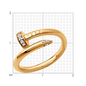 Кольцо Diamant - Серебро 925, Фианит (арт. 93-110-02060-1)