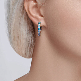 Серьги SOKOLOV - Серебро 925, Фианит (арт. 94026082)