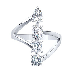 Кольцо SOKOLOV - Серебро 925, Фианит (арт. 94013299)