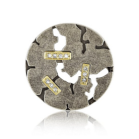 Кольцо Кабаровских - Серебро 925, Бриллиант (арт. 11-143-1098)