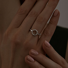 Кольцо SOKOLOV - Серебро 925, Фианит (арт. 94013772)