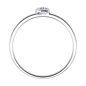 Кольцо SOKOLOV - Серебро 925, Фианит (арт. 94010630)