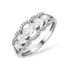 Кольцо EFREMOV - Серебро 925, Фианит (арт. 10100112472-501)