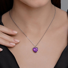 Колье SOKOLOV - Серебро 925, Фианит (арт. 94071087)