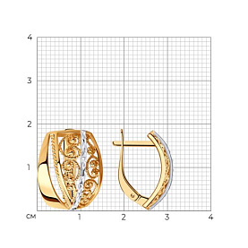 Серьги Diamant - Серебро 925 (арт. 93-120-00638-1)