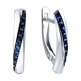 Серьги Diamant - Серебро 925, Фианит (арт. 94-120-02262-1)