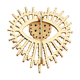 Брошь SOKOLOV - Серебро 925, Фианит (арт. 93040065)