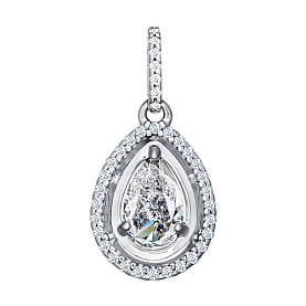 Подвеска SOKOLOV - Серебро 925, Фианит (арт. 94031286)