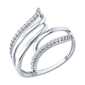 Кольцо Diamant - Серебро 925, Фианит (арт. 94-110-00197-1)