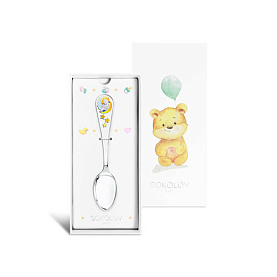 Ложка SOKOLOV - Серебро 925, Эмаль (арт. 2304010013)