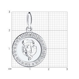 Подвеска SOKOLOV - Серебро 925, Фианит (арт. 94031386)