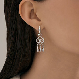 Серьги Diamant - Серебро 925 (арт. 94-121-02359-1)