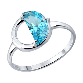 Кольцо SOKOLOV - Серебро 925, Фианит (арт. 94015033)