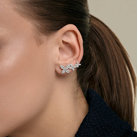 Серьги SOKOLOV - Серебро 925, Фианит (арт. 94027767)