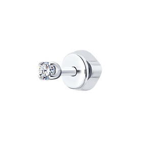 Серьга SOKOLOV - Золото 585, Фианит (арт. 170005)