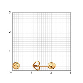 Серьги SOKOLOV - Золото 375 (арт. 31-122-01164-2)