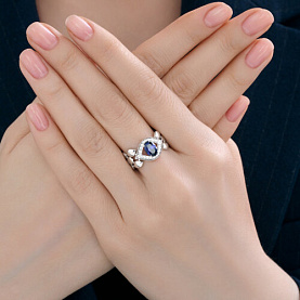 Кольцо SOKOLOV - Серебро 925, Фианит (арт. 94014699)