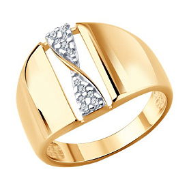 Кольцо SOKOLOV - Серебро 925, Фианит (арт. 93011185)