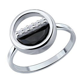 Кольцо SOKOLOV - Серебро 925, Фианит (арт. 94015027)