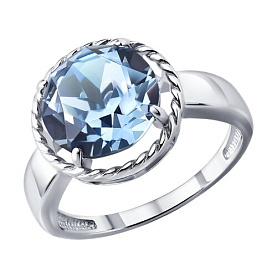 Кольцо Diamant - Серебро 925, Кристалл (арт. 94-110-00399-1)