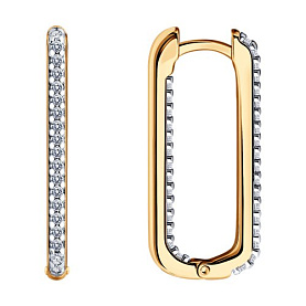 Серьги SOKOLOV - Серебро 925, Фианит (арт. 93022483)