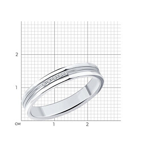 Кольцо SOKOLOV - Серебро 925, Фианит (арт. 94110036)