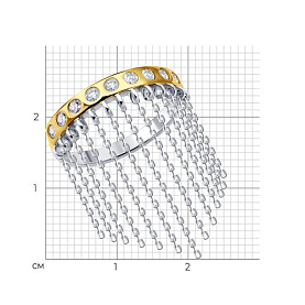 Кольцо SOKOLOV - Серебро 925, Фианит (арт. 94014988)