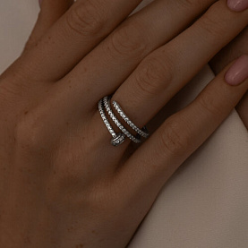 Кольцо SOKOLOV - Серебро 925, Фианит (арт. 94014036)