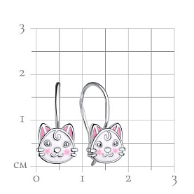 Серьги Talant - Серебро 925, Эмаль (арт. 13-79-0000-27967)