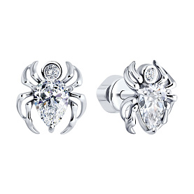 Серьги SOKOLOV - Серебро 925, Фианит (арт. 94026650)