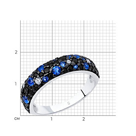 Кольцо SOKOLOV - Серебро 925, Фианит (арт. 94012478)