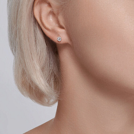 Серьги SOKOLOV - Золото 585, Бриллиант (арт. 1020180)