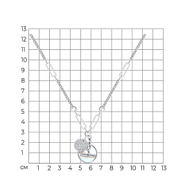 Колье Diamant - Серебро 925, Перламутр, Фианит (арт. 94-370-02303-1)