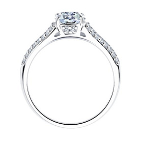 Кольцо SOKOLOV - Серебро 925, Фианит (арт. 94012809)