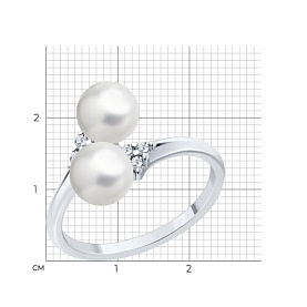 Кольцо SOKOLOV - Серебро 925, Фианит (арт. 94013854)