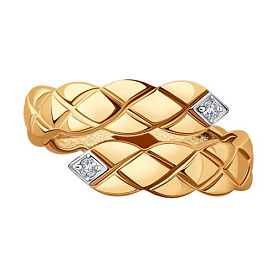 Кольцо Diamant - Золото 585, Фианит (арт. 51-110-00363-1)